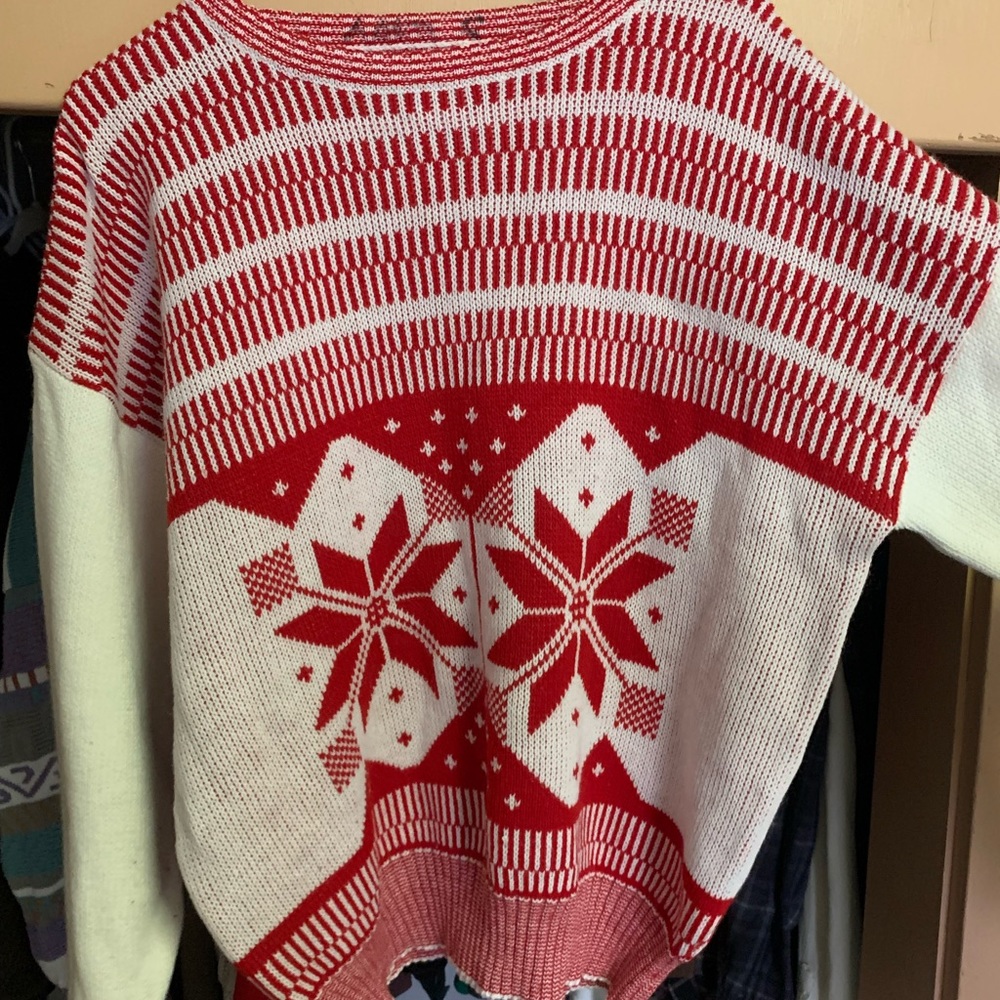 vintage knit christmas sweater